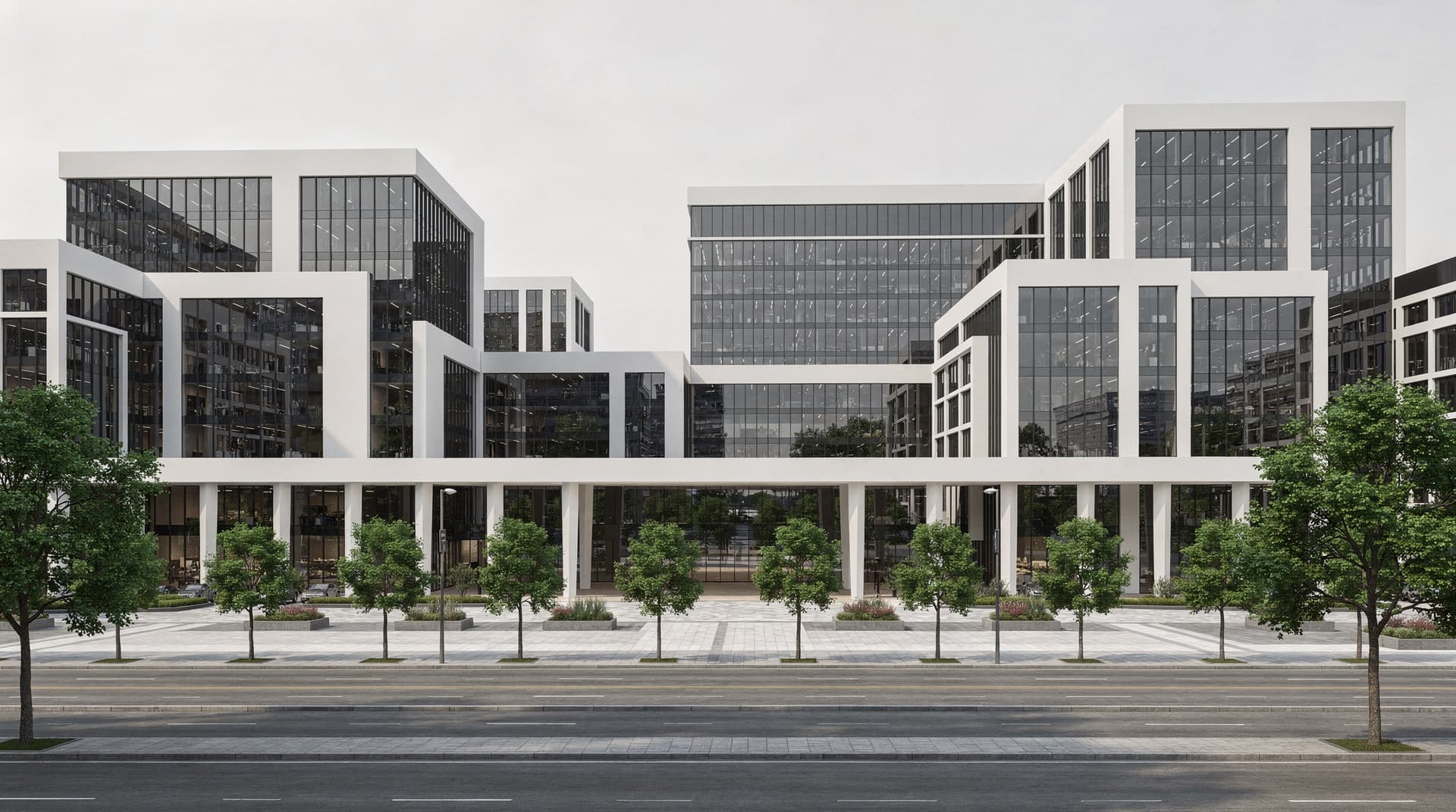 AI-generated concept villa render produced in a shared team workspace, Archvisio
